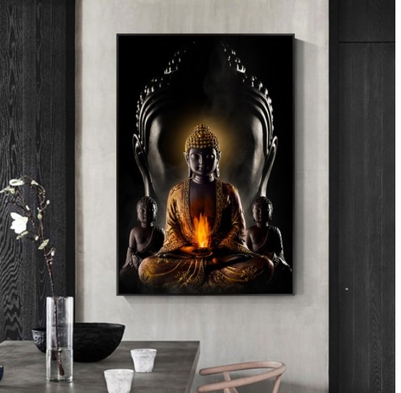 God Buddha Wall Poster