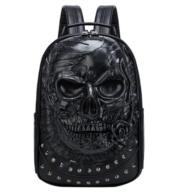 Embossed 3-dimensional Skull Backpack